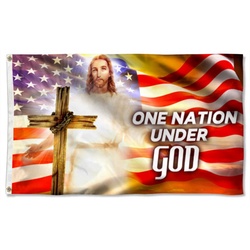 Jesus Flag One Nation Under God Jesus Flag Banner