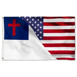 American Christian Flag Banner 41002