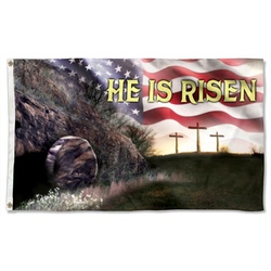 Easter Jesus Resurrection Flag Banner 41119