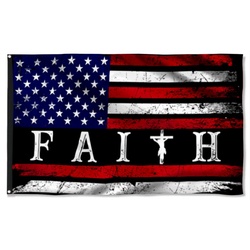 Faith In God Jesus Flag Banner 41114