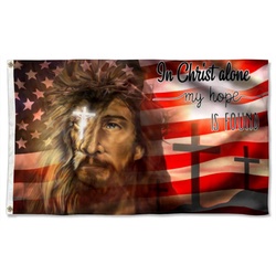 Jesus Symbol Flag Banner 41157