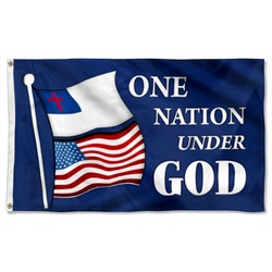 One Nation Under God Flag Banner 41141