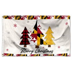 Maryland Christmas Flag Banner 41343