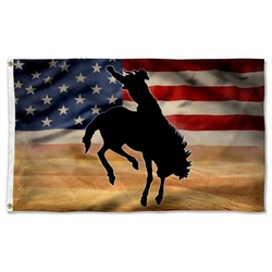 American Cowboy Horse Flag Banner 41505
