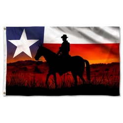 Texas Cowboy Texan Flag Banner 41513