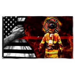 Firefighter American Courage Fire Honor Flag Banner 41531