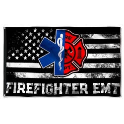 Firefighter EMT Flag Banner 41536