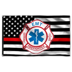 Firefighter EMT Flag Banner 41537