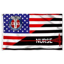 Nurse RN American Flag Banner 41808