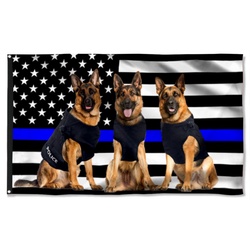 Police Dog German Shepherd K9 Police Flag Banner 41905
