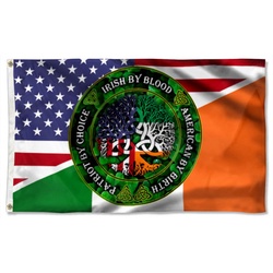 Irish American Celtic Cross Saint Patricks Day Flag Banner 42114