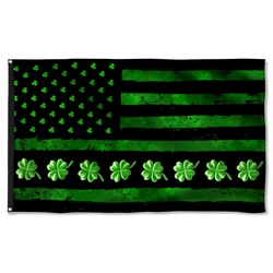 Irish St. Patricks Day Shamrock Flag Banner 42116