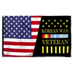 Korean War Veterans Flag Banner 42517