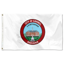 Carmel , Indiana flag