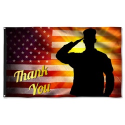Veteran Thank You Veterans Day American Flag Banner 42531