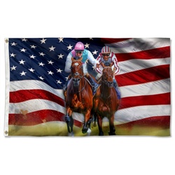 Horse Racing Flag Banner 42105
