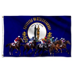 Kentucky Derby Horse Racing Flag Banner 42107