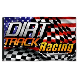 Dirt Track Racing Flag Banner 42103