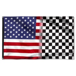 Racing Flag Racing American Flag Banner 42109
