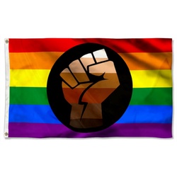 LGBT Black Lives Matter Pride LGBT Flag Banner 42707