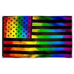 LGBT Pride American Flag Banner 42717