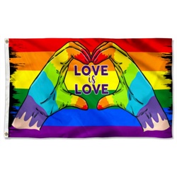 Love Is Love. LGBT Pride Month Flag Banner 42728