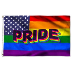 Pride LGBT American Flag Banner 42708