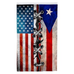 American Puerto Rico Flag Banner
