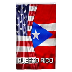 American-Puerto Rico Flag