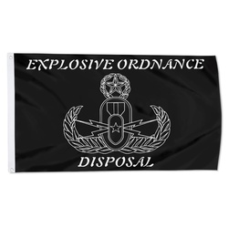 EOD Flag Banner Black