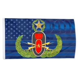 EOD Flag Banner Blue