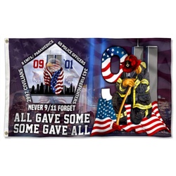 911 Patriot Day Never Forget All Gave Some Some Gave All Flag Banner 41918