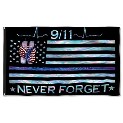 911 Patriot Day Never Forget Flag Banner 41905