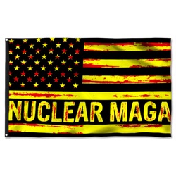 Nuclear MAGA Flag Banner