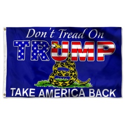 Do not Tread On Trump Take America Back Flag Banner