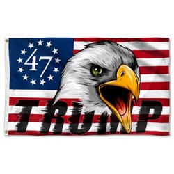 Trump 47 Trump 2024 Eagle Flag Banner