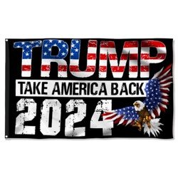 Trump 2024 Take America Back Flag Banner
