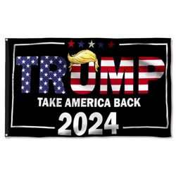 Trump Take America Back 2024 Flag Banner