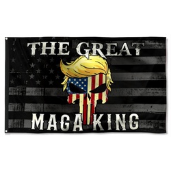 Ultra MAGA The Great MAGA King Flag Banner