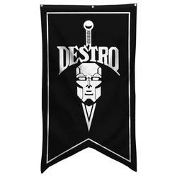 Destro Iron Grenadiers G.I. Joe Cobra Vertical Flag Banner 30x50inch