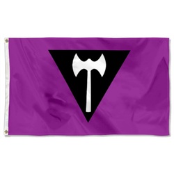 Lesbian Labrys Pride Flag Banner