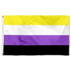 Non Binary Pride Flag Banner