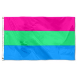 Polysexual Pride Flag Banner