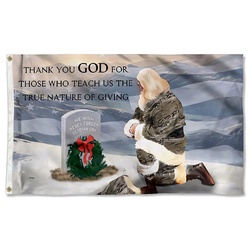 America Veteran Christmas Flag  60801