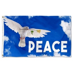 Peace Dove Flag banner
