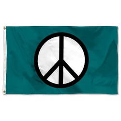 Peace Sign Flag Banner