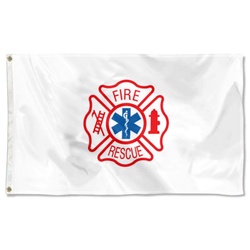 Fire rescue flag Banner