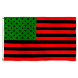 Afro American Black Liberation BLM Flag Banner