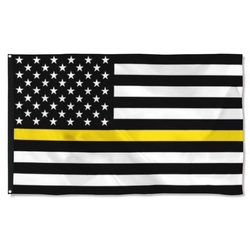 Thin Yellow Line American Flag