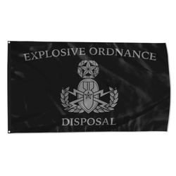 Explosive Ordnance Disposal (EOD) Flag Banner